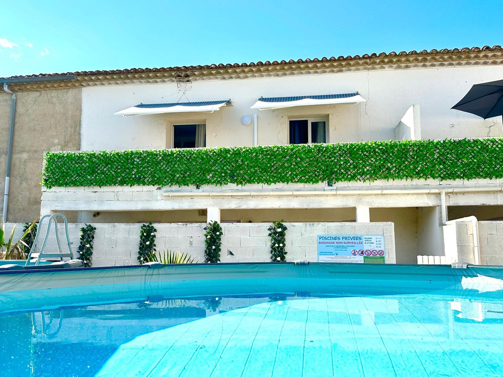 Les Appartements Du Mas - Emeraude Aigues-Mortes Bagian luar foto